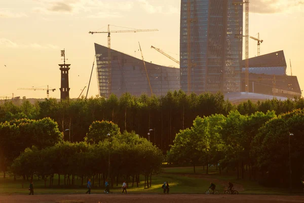 Lakhta Center Het Hoogste Gebouw Petersburg — Stockfoto