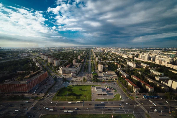 サンクトペテルブルク ロシア 2016 41階の展望デッキからの街の眺め — ストック写真