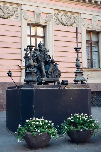 Saint Petersburg Russia June 2019 Monument Pavel First — Stock Photo, Image