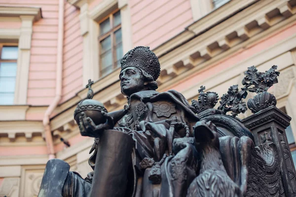 Sint Petersburg Rusland Juni 2019 Een Monument Voor Pavel Eerst — Stockfoto