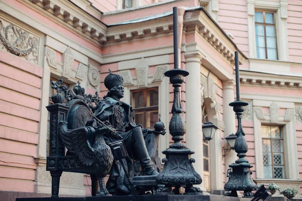 Sint Petersburg Rusland Juni 2019 Een Monument Voor Pavel Eerst — Stockfoto