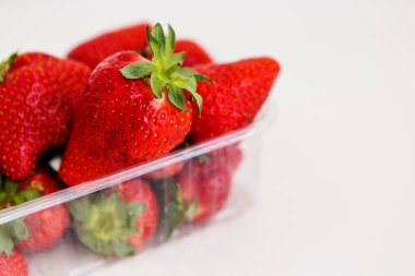 Çilekler manzarayı kapatır 