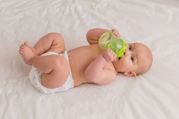 Lindo Pequeño Bebé Chico Retrato — Foto de Stock