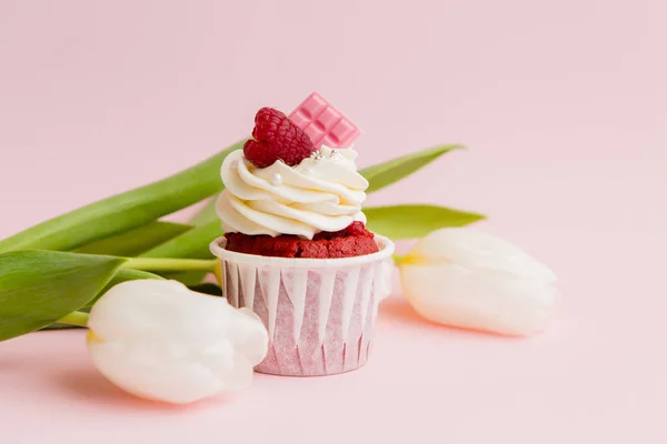 Cupcake Rose Close View — Stock Photo, Image