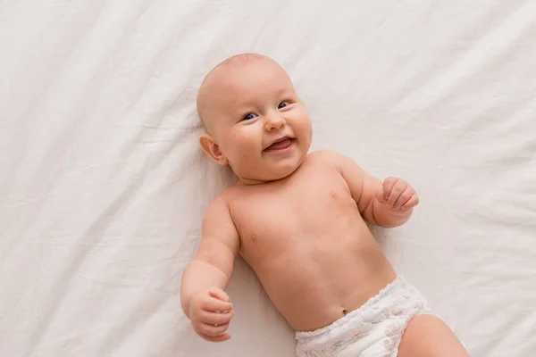 Lindo Pequeño Bebé Chico Retrato — Foto de Stock