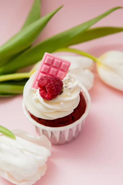 Cupcake Rose Close View — Stock Photo, Image
