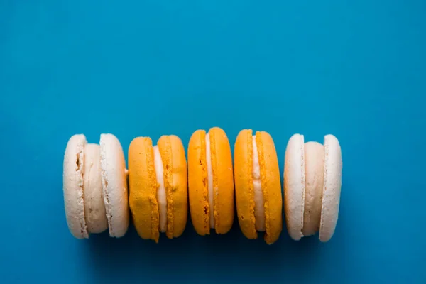 Macaron Cookies Close View — Stock Photo, Image