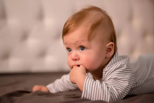 Sevimli Küçük Bebek Portresi — Stok fotoğraf