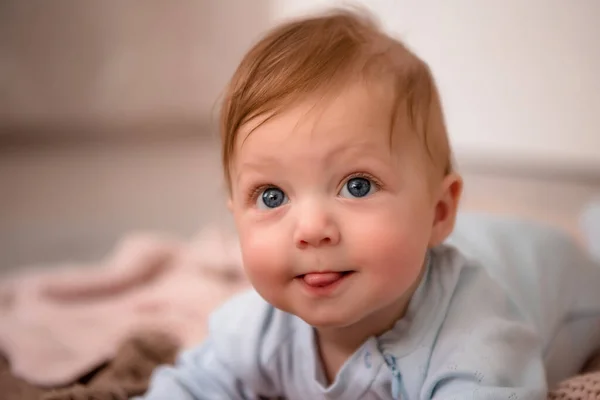 Χαριτωμένο Μικρό Πορτρέτο Του Μωρού — Φωτογραφία Αρχείου