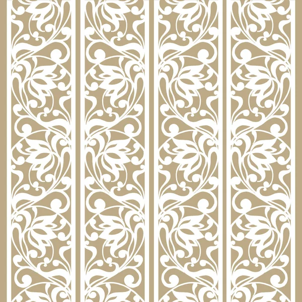Çiçek desenli. Barok tarzı duvar kağıdı. Sorunsuz vektör arka plan.