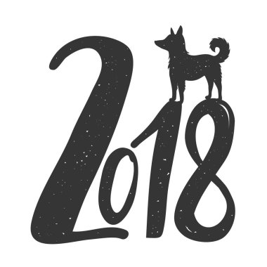 2018 mutlu yeni yıl tebrik kartı