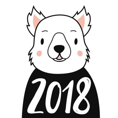 Mutlu yıllar tebrik kartı.