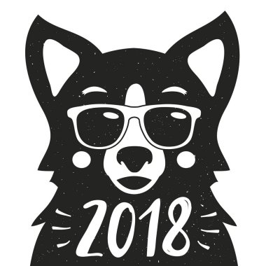 2018 mutlu yeni yıl tebrik kartı