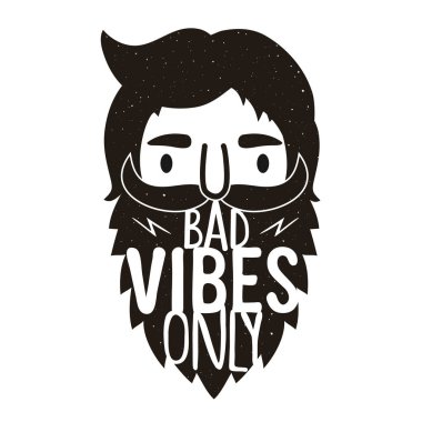 Komik tipografi afiş tasarımı, tek renkli metin ile yazdırma