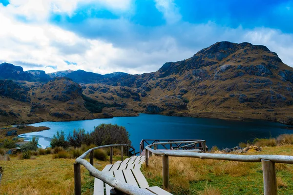 Toreadora Gölü ve Cajas Ulusal Parkı, Ekvador 'da bir dağ