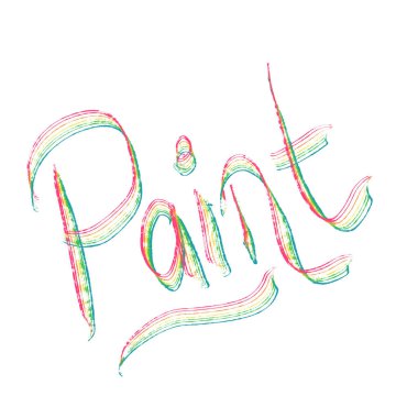 Dijital boyama tekniği ile renkli arkaplan