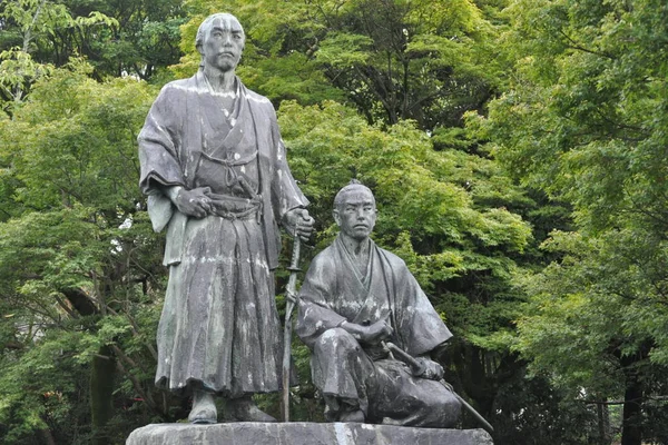 Guerreros Japoneses Memoria Los Combatientes Kyoto — Foto de Stock