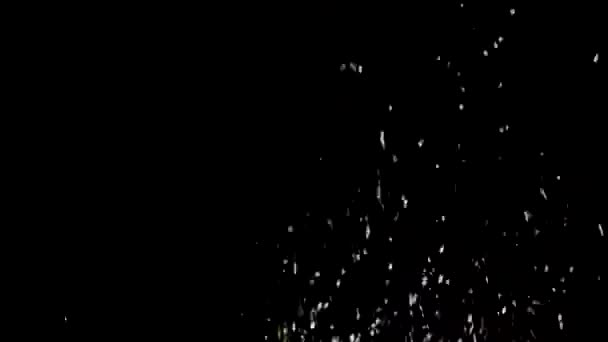 Argento Paillettes Cromate Paillettes Luminose Esplosione Luminosa Glitter Con Tremolio — Video Stock