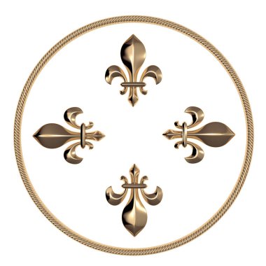Heraldik işaret ip 3D görüntüleme
