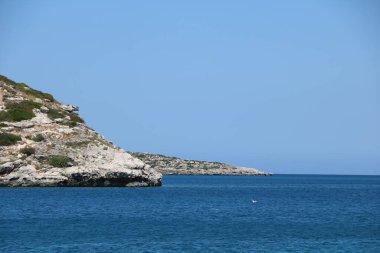 Yunanistan 'da Girit adasındaki plaj