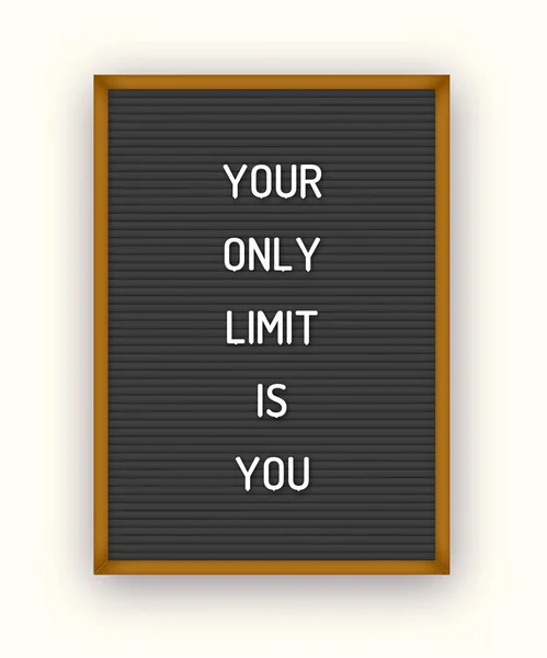 Motivation letterboard devis — Image vectorielle