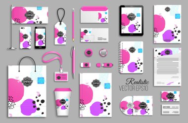 İş Kırtasiye mock-up için kurumsal kimlik şablonu