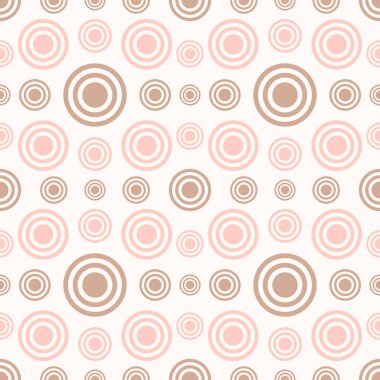 Yüzük ve daireler ile soyut Dikişsiz desen doku şekiller