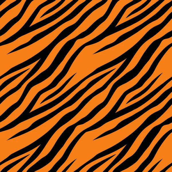 Patrón sin costuras con rayas de tigre, diseño para cubierta, papel pintado, pancarta, póster — Vector de stock
