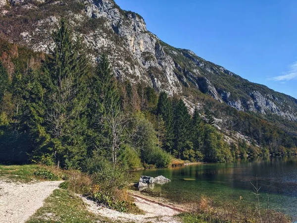 Vista Panorámica Del Hermoso Paisaje Las Montañas Otoño — Foto de Stock