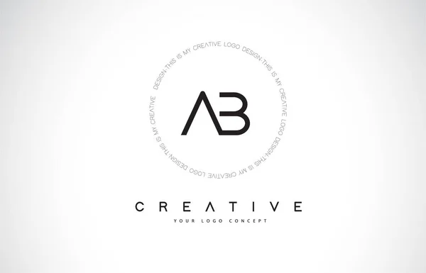 Diseño Logo Con Vector Letra Texto Icono Creativo Blanco Negro — Vector de stock