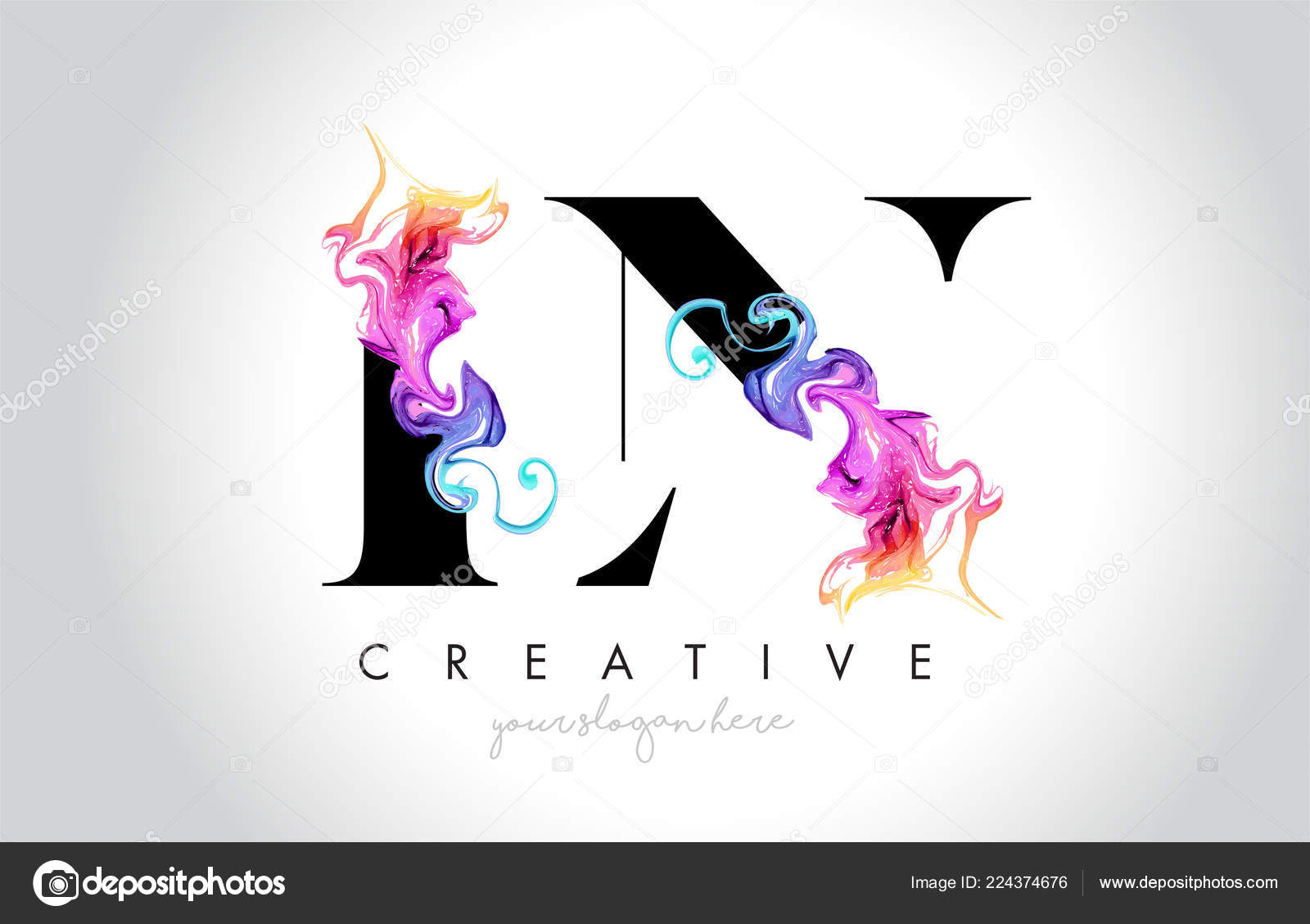 Vibrant Creative Leter Logo Design Colorful Smoke Ink Flowing Vector Vector Image By C Twindesigner Vector Stock Vibrant Creative Leter Logo Design Colorful Smoke Ink Flowing Vector Vector Image By C Twindesigner Vector Stock