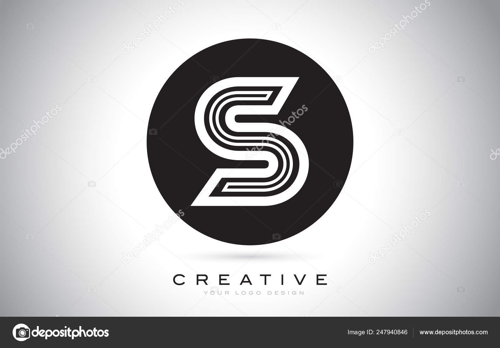 S Letter Monogram Logo Design Modern S Icon With Creative Beaut Stock Vector C Twindesigner 247940846