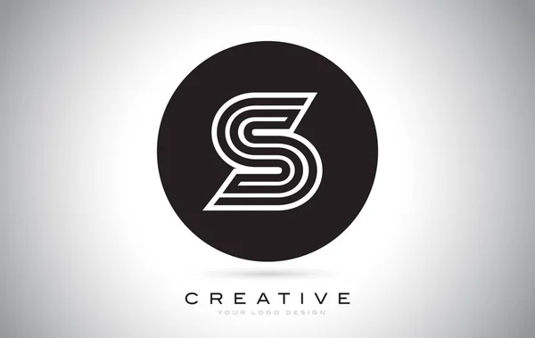 S Літера Монограма Дизайн логотипу. Сучасна піктограма S з Creative Beaut — стоковий вектор