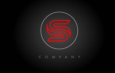 S logosunu görmeniz gerekir. S harfi simge tasarlamak vektör