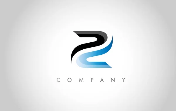Z λογότυπο. Διάνυσμα σχεδιασμού εικονίδιο γράμμα Z — Διανυσματικό Αρχείο