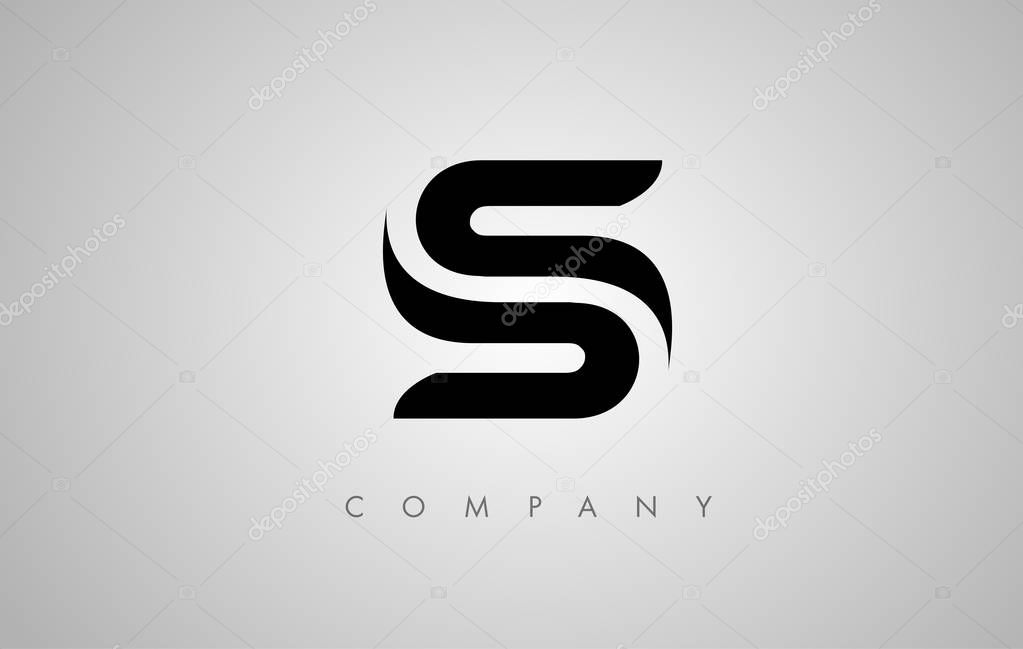 S Logo.S Letter Icon Design Vector Illustration.