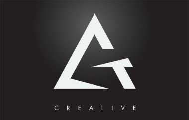 Bir Mektup Monogram Tasarım Logosu. Modern Mo ile Mektup A Simge Logo