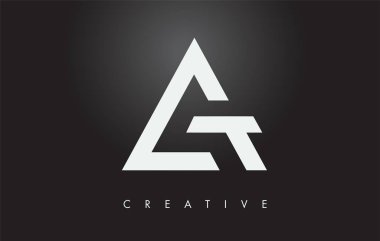 Bir Mektup Monogram Tasarım Logosu. Modern Mo ile Mektup A Simge Logo