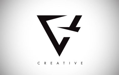 V Harfi Monogram Tasarım Logosu. Modern Mo ile Mektup V Simge Logo