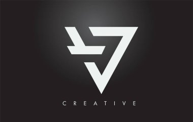 V Harfi Monogram Tasarım Logosu. Modern Mo ile Mektup V Simge Logo