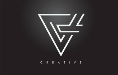 V Harfi Monogram Tasarım Logosu. Modern Mo ile Mektup V Simge Logo