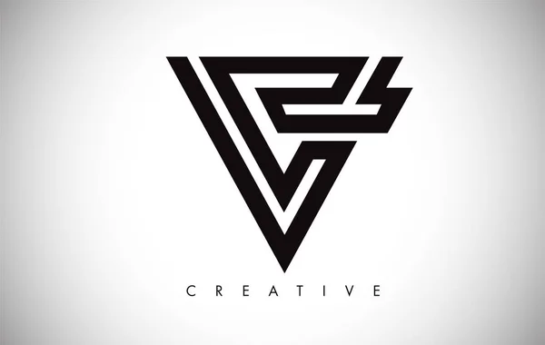V 레터 모노그램 디자인 로고. 현대 모와 편지 V 아이콘 로고 — 스톡 벡터