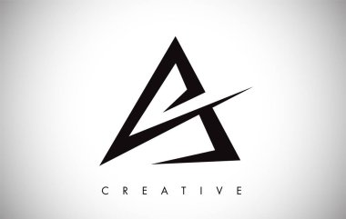 Bir Mektup Modern Trendy Tasarım Logosu. Modlu A Simge Logosu Harfi