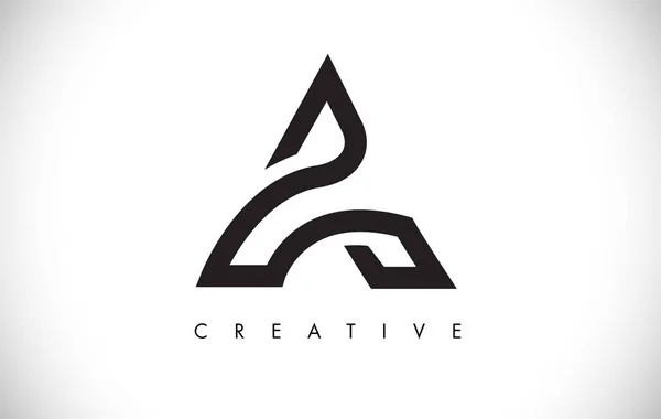 Logo moderní módní design. Logo s ikonou dopisu s režimem — Stockový vektor