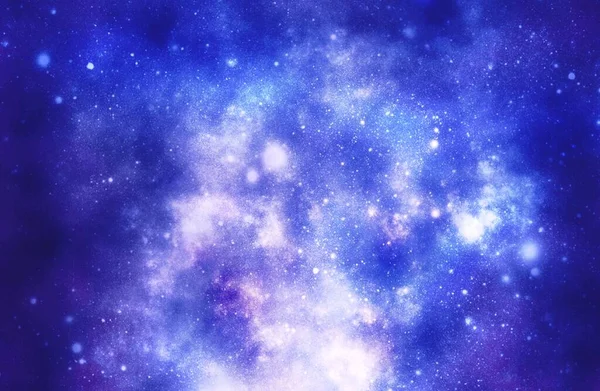 Cosmic Nebula Illustration Stars — Stock Photo, Image