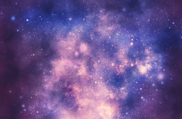 Evren yıldızlarının soyut çizimi