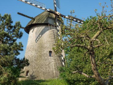 yel değirmeni ve kale anholt Alman Köyü