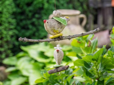 Bir Alman bahçesinde yaz mevsimi