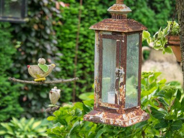 Bir Alman bahçesinde yaz mevsimi