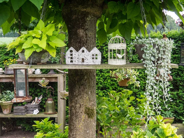 Bir Alman bahçesinde yaz mevsimi